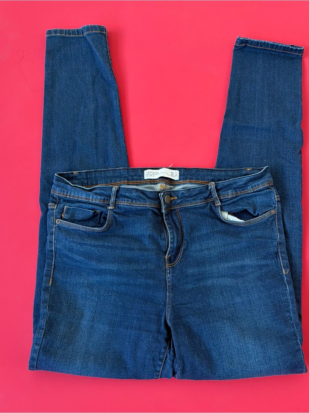 Zara Dark Blue Skinny Jeans